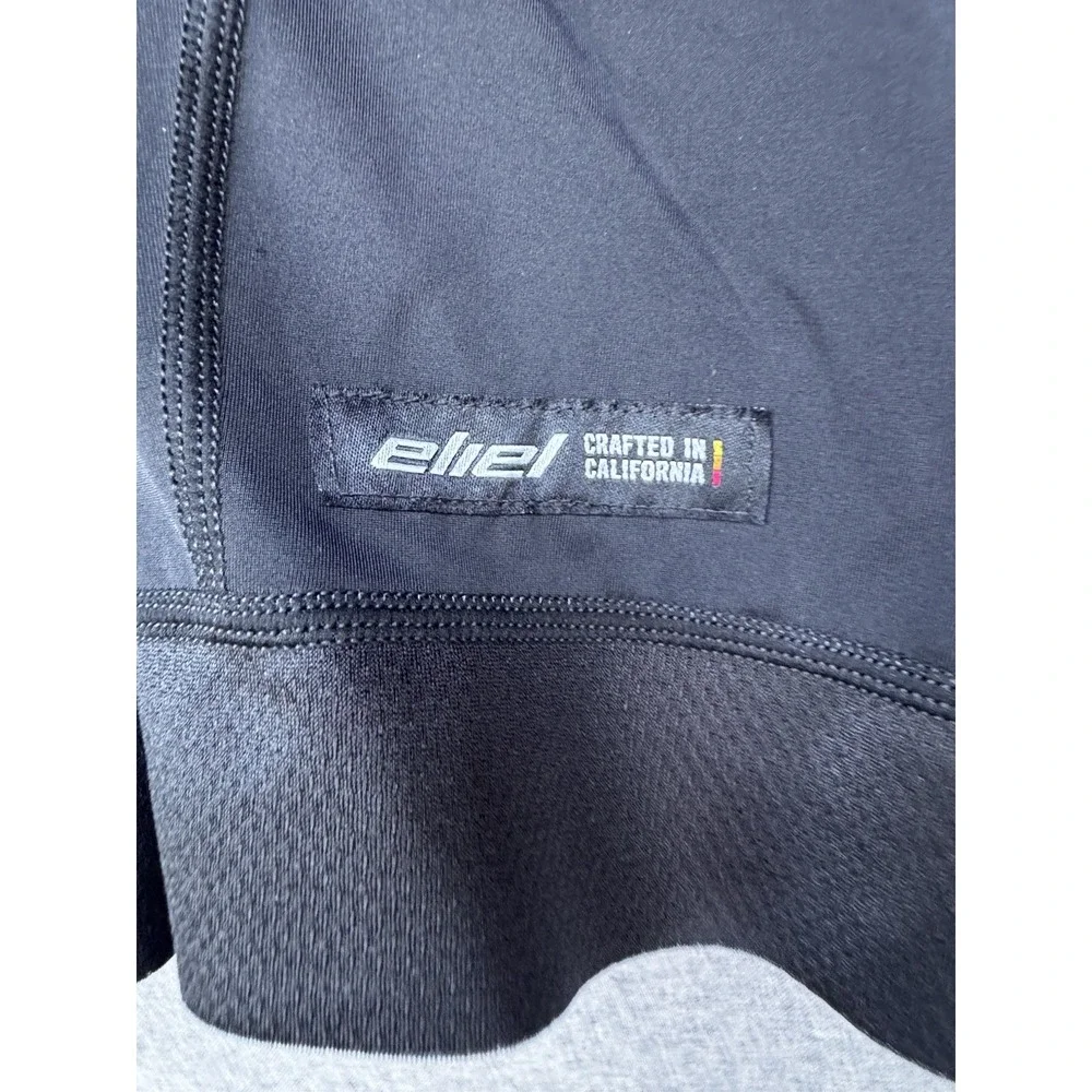 Eliel Mens Cycling Padded Shorts Sz Small Black Made in USA